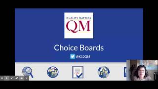 Quality Course Design: Choice Boards