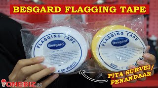 PITA UNTUK SURVEI | Jual BESGARD FLAGGING TAPE 1 INCH X 50 METER