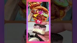 if they made you choose between food 🍕🍔🍦🍨#shorts #youtubeshorts #chooseyour #vs #food #لوخيروك #bts