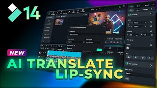 What's NEW IN FILMORA 14 | AI Translate LIP SYNC