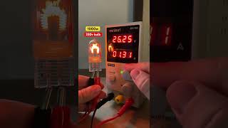 Power 1000w bulb with 35v DC #experiment #diy #tutorial #electrial #cool #science