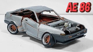 ПОЛНОЕ ВОССТАНОВЛЕНИЕ Toyota AE86 trueno