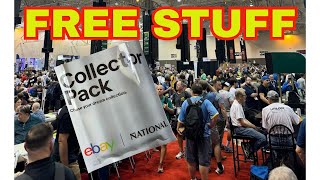 FREE Sealed Collectors PACK AT The EBAY BOOTH At The National!  Here Is What's Inside!