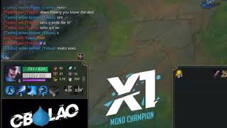 X1 Yasuo vs Yasuo | Mono champ no #CBOLÃO