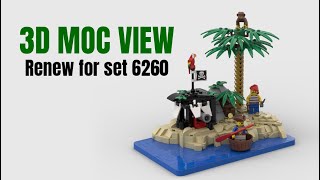 Renew for set 6260 Shipwreck Island - Lego MOC