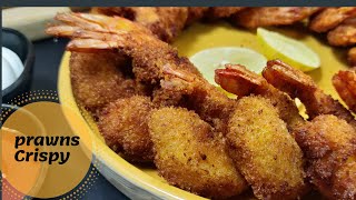 prawns crispy | Golden prawns fry | Cocktail Appetizer | Party Starter | Kinder Eats