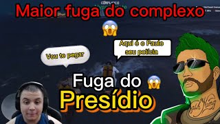 PAULINHO LOKO DANDO FUGA DO PRESÍDIO😱 NO GTA RP FUGA INSANA😱