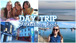 Last Hurrah of the Summer! | DAY TRIP TO FOLKESTONE, KENT | Travel Vlog