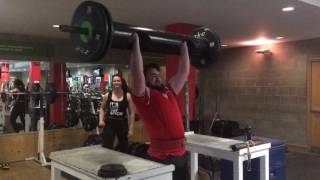 91kg(200lb) Log Press X1 @19