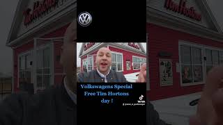 Volkswagen Offers Free Tim Hortons To Its Loyal Customers.