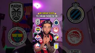 PRONOS  EUROPA CONFERENCE : LILLE vs VILLA / FIORENTINA, FENERBAH..) 🏴󠁧󠁢󠁥󠁮󠁧󠁿🇮🇹🇫🇷