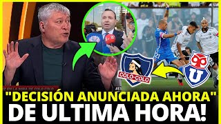 🚨¡INCREÍBLE! LA U ACABA DE ANUNCIAR!! 💥¡ACABAN DE CONFIRMAR ESTA TARDE! ULTIMAS NOTICIAS COLO COLO