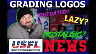 USFL NEWS: Are the USFL Logos GOOD? LAZY? NOSTALGIC?