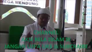 Tanggapan habib Rizieq mengenai latihan tempur brimob di Mega mendung