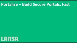 Intro to the Low-Code Portal Builder