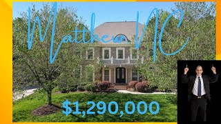 Touring a True Luxury Home for Sale in Brookhaven | 3016 Stanbury Dr. Matthews, NC |  $1,290,000