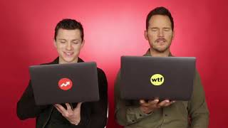 Tomholland and chris pratt find out whic marvel pexar combo they are 1