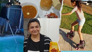 Swimming pool cleaning | Park fun | Gujarati Vlogs| Mayuri's Indo-Australia Vlogs