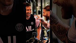 Ramos y Messi 😈 #messi #sergioramos #realmadrid #parissaintgermain #trending #fyp #viral #barcelona