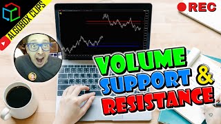 🔴EASY Chart Analysis: Add Volume to AUTOMATED Support & Resistance Changes The Game | ALGOBOX PRO