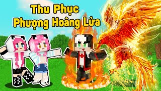 REDHOOD THỬ THÁCH 24 GIỜ ĐI TÌM HANG Ổ PHƯỢNG HOÀNG LỬA TRONG MINECRAFT*MỀU CÓ THÚ CƯNG THẦN LỬA PRO