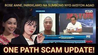 ONE PATH UPDATE: ROSE ANNE VALENCIA INIREKLAMO NA NG MGA INVESTORS SA SUMBONG NYO AKSYON AGAD⛔PART 1