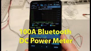 Bluetooth 100A DC Power Meter