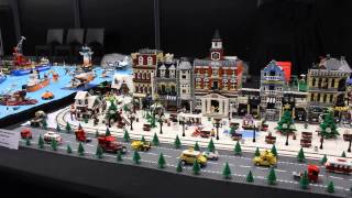 Lego World Utrecht 2013: Lego Winter City with Train