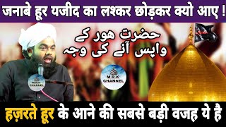 आखिर जनाबे हूर यजीद का लश्कर छोड़कर क्यो आए ! Hazrat Hoor Ki आने Ki वजह • Sayyed Aminul Qadri