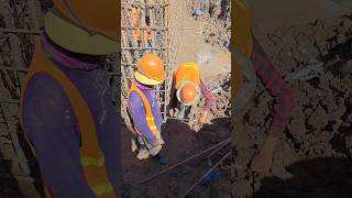 Check vertical pile cap rebar #shorts #construction #building #civilengineering