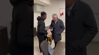 Jose Mourinho Buys 800€ shoes as promised for Felix Afena-Gyan. After Scoring a Brace vs Genoa.🙏👏