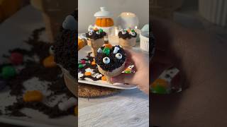 🎃Halloween S’mores Cones🎃 #halloween #baking #homemade #recipes #bakingdiaries #bakery #dessert