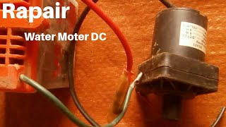 DC water moter repair video old moter dc 12 volt repair home video#pump#moter#repair