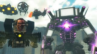 MECHA TV MAN ASTRO VS CORRUPTED G-MAN SKIBIDI TOILET BOSS in Garry's Mod!