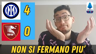 UNA MACCHINA PERFETTA 🤯 TROPPO FORTE E DIFFICILE DA FERMARE 😱 INTER 4-0 SALERNITANA