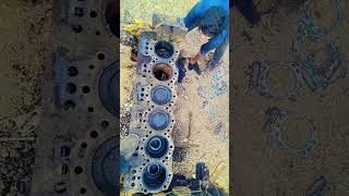 बहुत बड़ा नुकसानहुआ पिस्टन लाइनर ब्लास्ट हो गया ईनज#engine #engineering@#mechanic🫢#new #shots #video