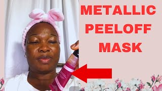 How To Apply Mary Kay Metallic PEELOFF mask + Night Makeup removal Routine