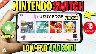 🔥 UZUY EDGE EMULATOR *LOW-END* DEVICE TEST! NEW NINTENDO SWITCH EMULATOR ANDROID