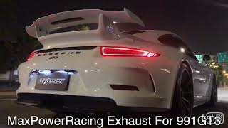 MaxPowerRacing Exhaust For 991GT3