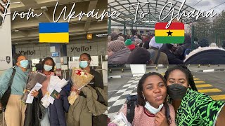 HOW AFRICANS IN UKRAINE WHO WERE NOT EVACUATED FINALLY RETURNED TO GHANA #ukrainerussiacrisis