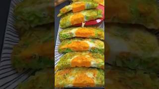 Cabbage omelet with carrots 🍳🥬Ingredien #shortfeed #food #shortvideo #feed