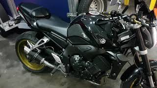 YAMAHA FZ1-N - DELKEVIC EXHAUST - WIHOUT DBKILLER - IDLE