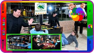 SALA DE JOGOS PEBOLIN PING PONG DOMINÓ BRINCAMOS JUNTOS EM FAMÍLIA Kifunkids NO DONA FRANCISCA