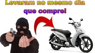 ROUBO DE MOTO, FUI ROUBADO NO MESMO DIA QUE COMPREI MINHA HONDA BIZ