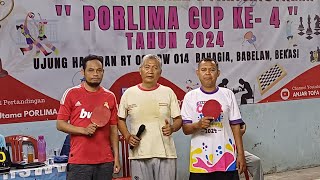 PINGPONG || PERSEORANGAN SINGLE || PORLIMA CUP Ke- 4 || Bambs + Jicul