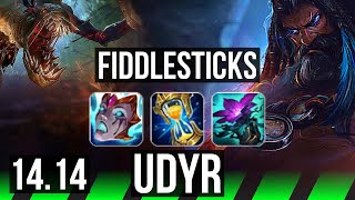 FIDDLESTICKS vs UDYR (JGL) | 6/1/16, 67% winrate, Dominating | EUW Master | 14.14