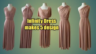 Make 5 design in 1 Dress