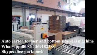 carton erecting and H tape sealing box machine, Case Taper Sealer