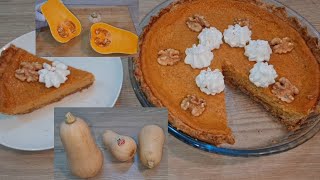 فطيرة اليقطين(القرع ) الأمريكية Pumpkin 🎃 pie 🥧