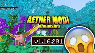 AETHER MOD PARA MINECRAFT POCKET EDITION! (MINECRAFT BEDROCK) | ACTUALIZADO CON PORTAL!